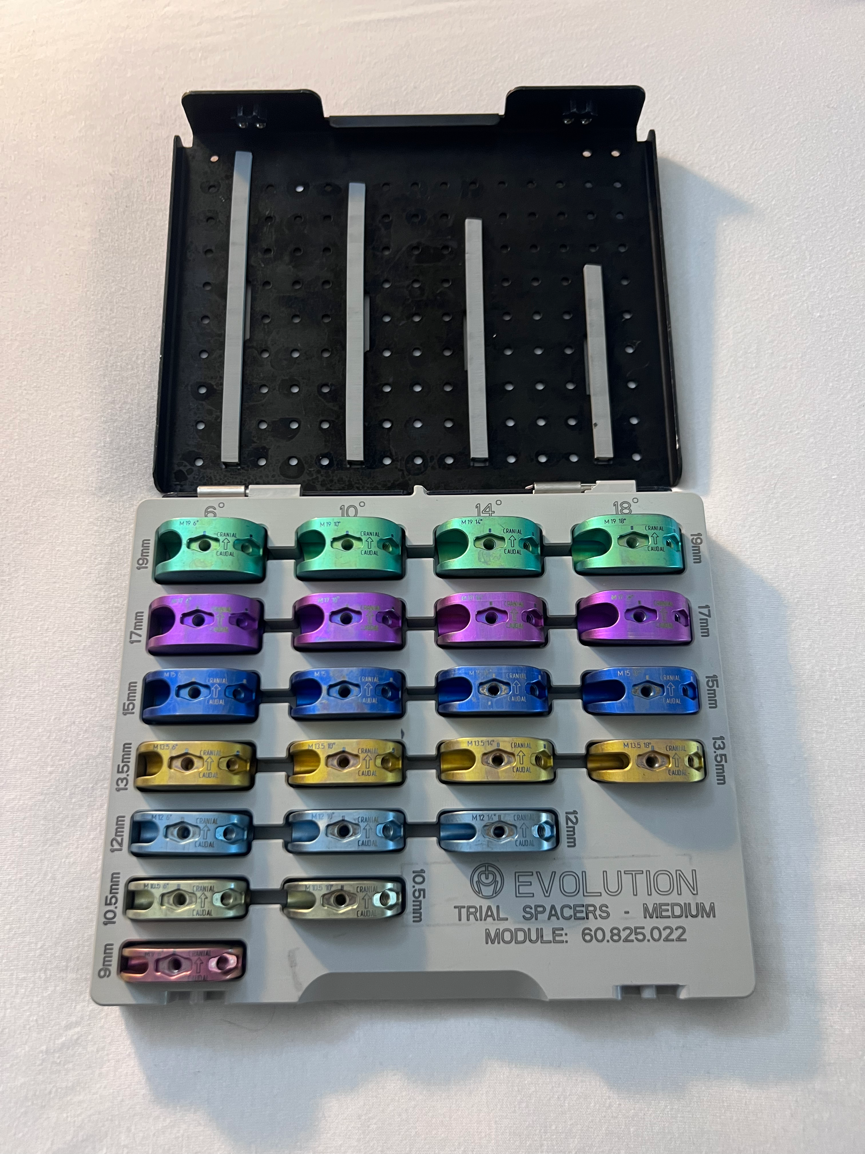 60.825.022 SynFix Evolution Trial Spacers Set Medium US1776