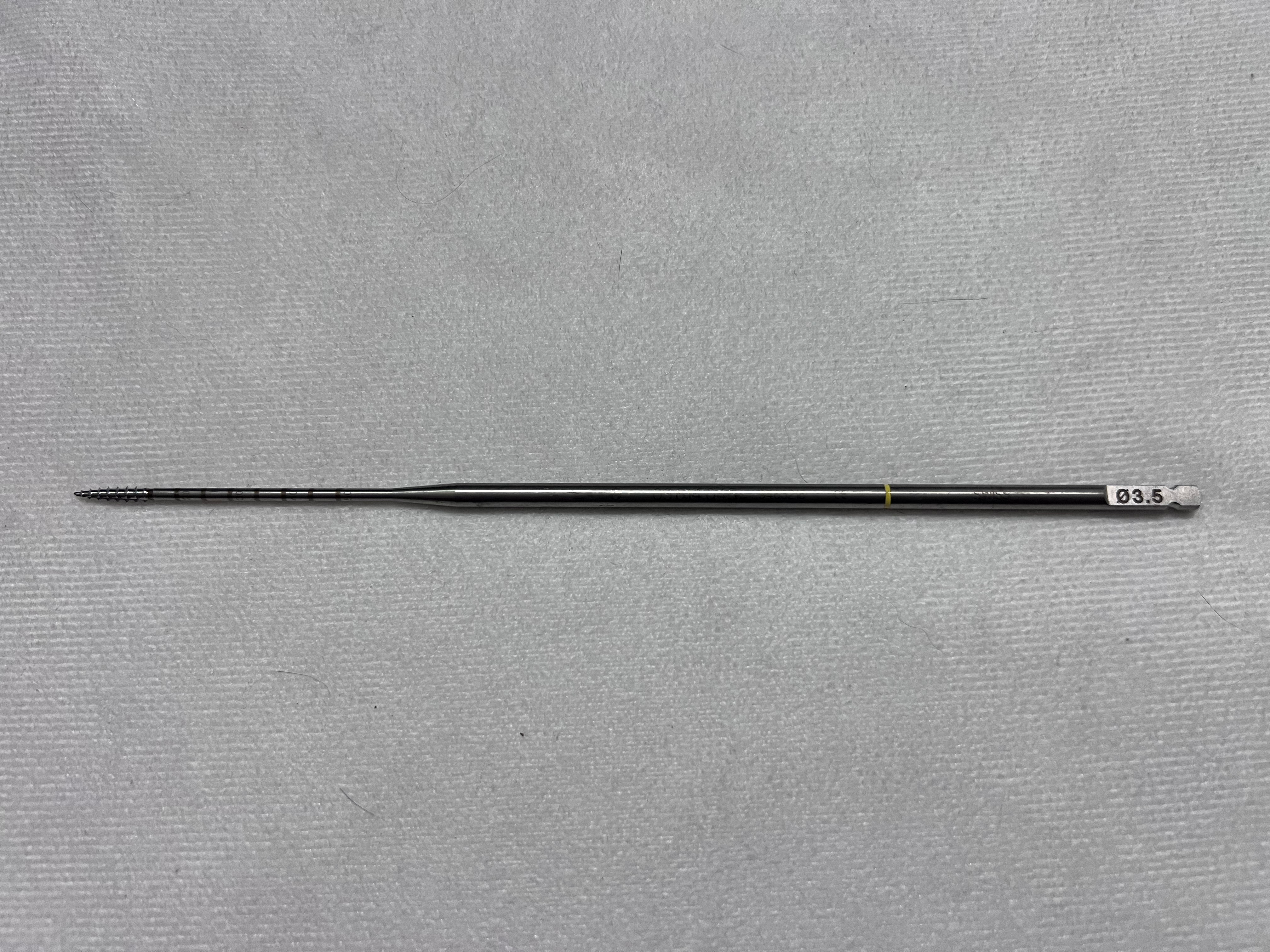 03.614.045 Short Tap For 3.5mm Cancellous Bone Screws w/ Sharp Tip US1580