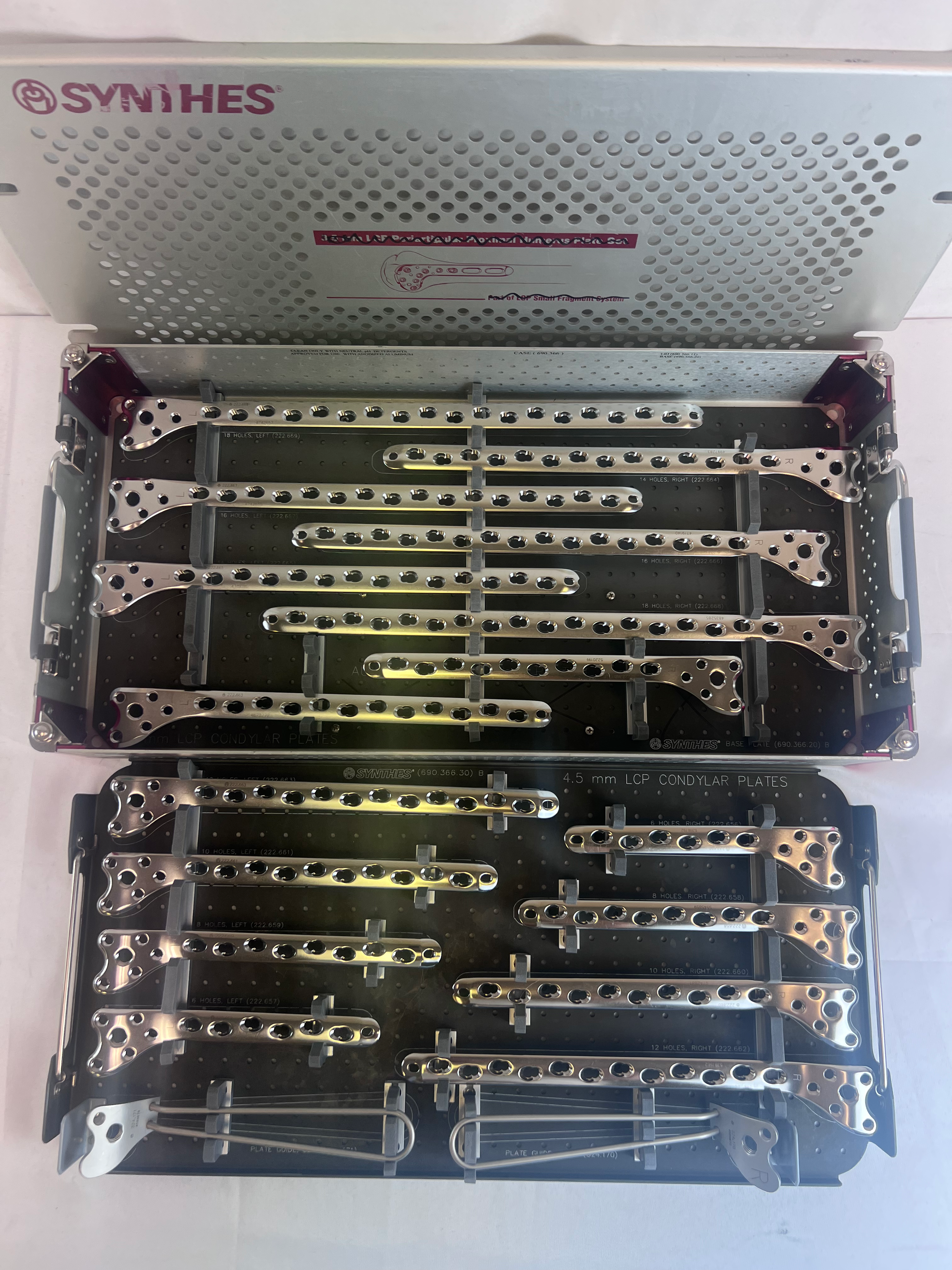 4.5mm LCP Condylar Locking Straight Plate Set CCMED724