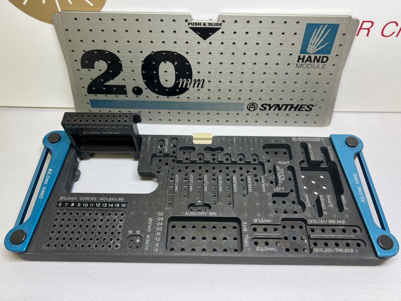 Synthes 2.0mm Hand Module Case. CCMED419