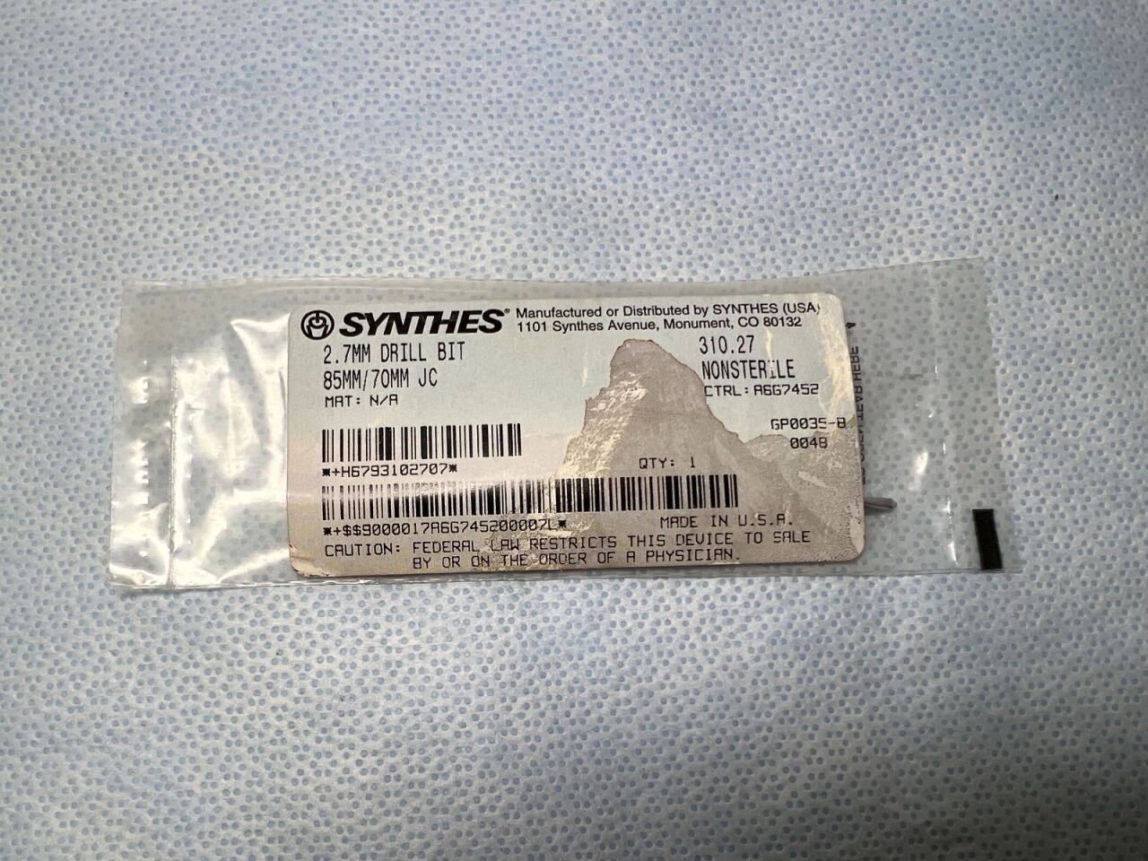 310.27 2.7mm Drill Bit US388