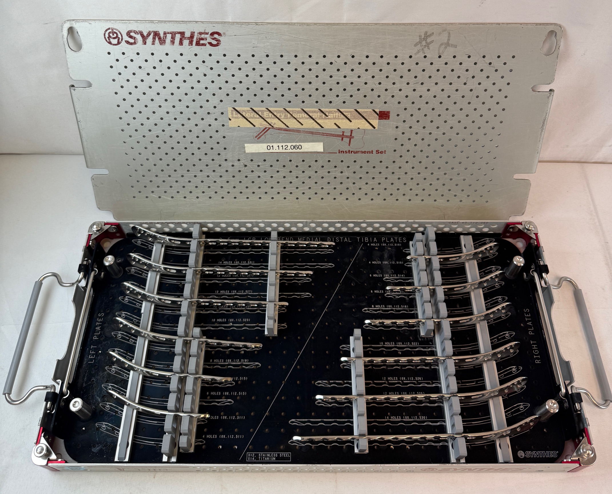 3.5mm LCP Low Bend Medial Distal Tibia Plate CCMED55