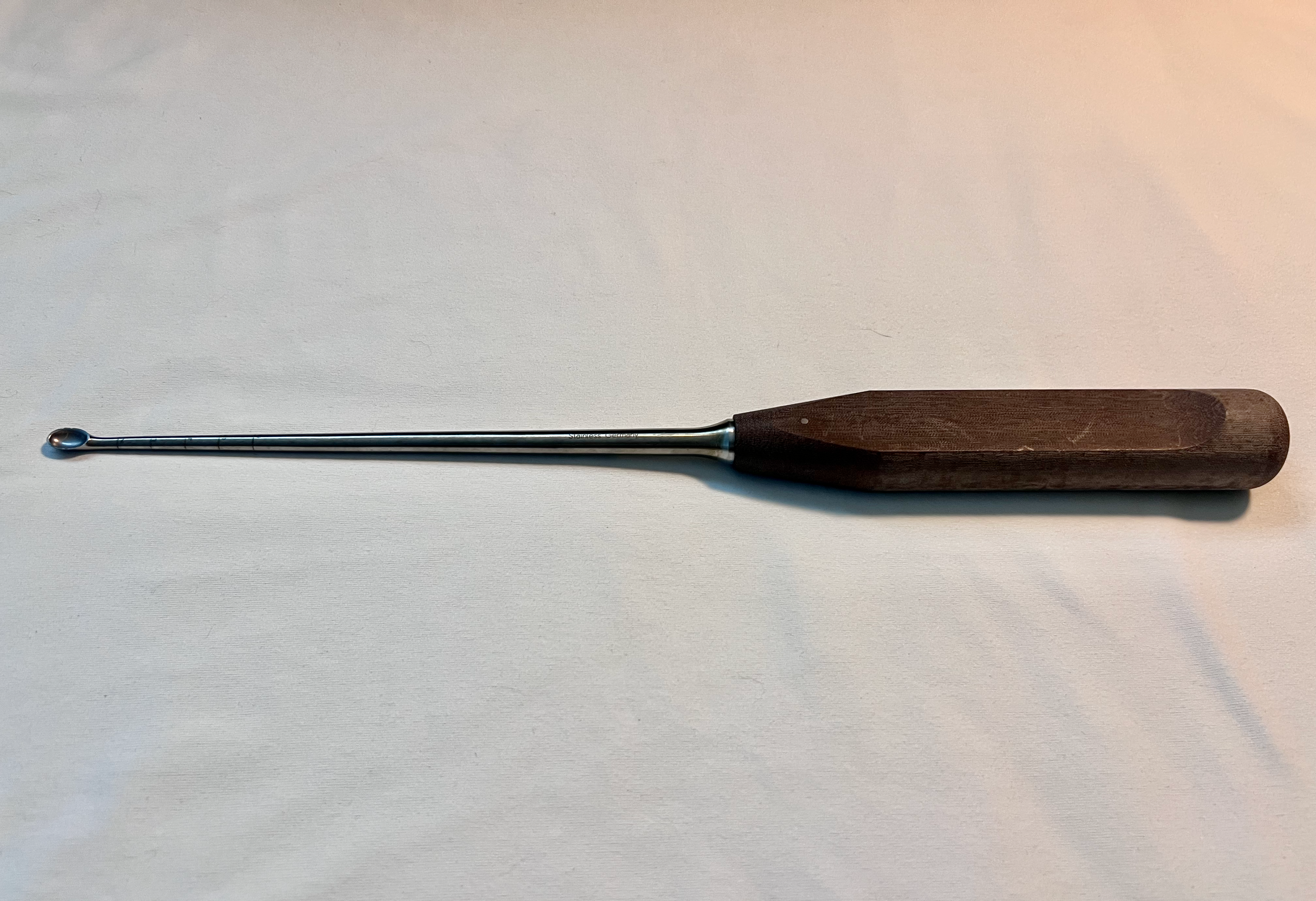 389.278 Orthopedic 7.5mm Spinal Bone Curette Straight US2166