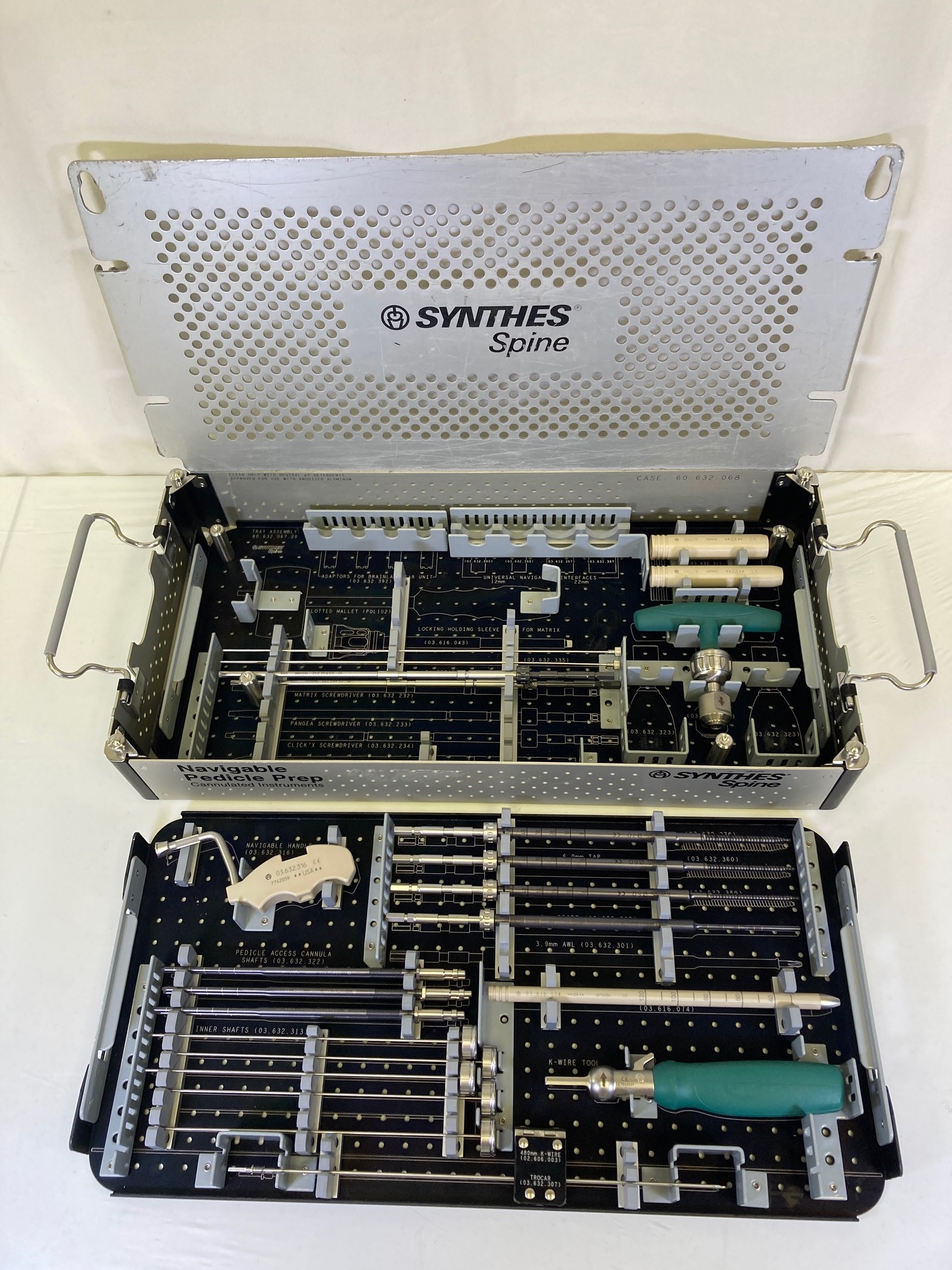 Synthes Spine Pedicle Prep Navigated Cannulated Instruments Set CCMED15