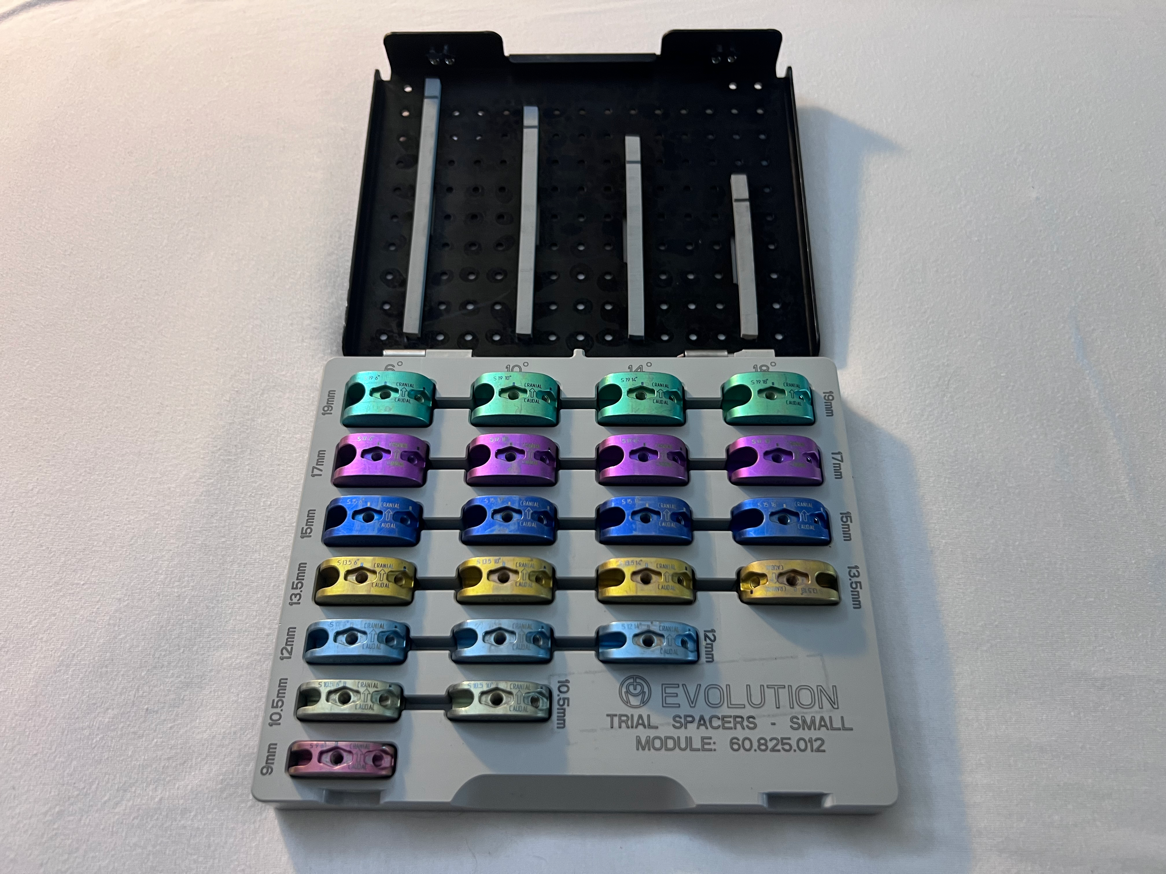 60.825.012 SynFix Evolution Trial Spacers Set Small US1777