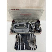 Synthes 01.112.077 2.7mm/3.5mm LCP Distal Fibula Plate Instrument & Implant Set CCMED454