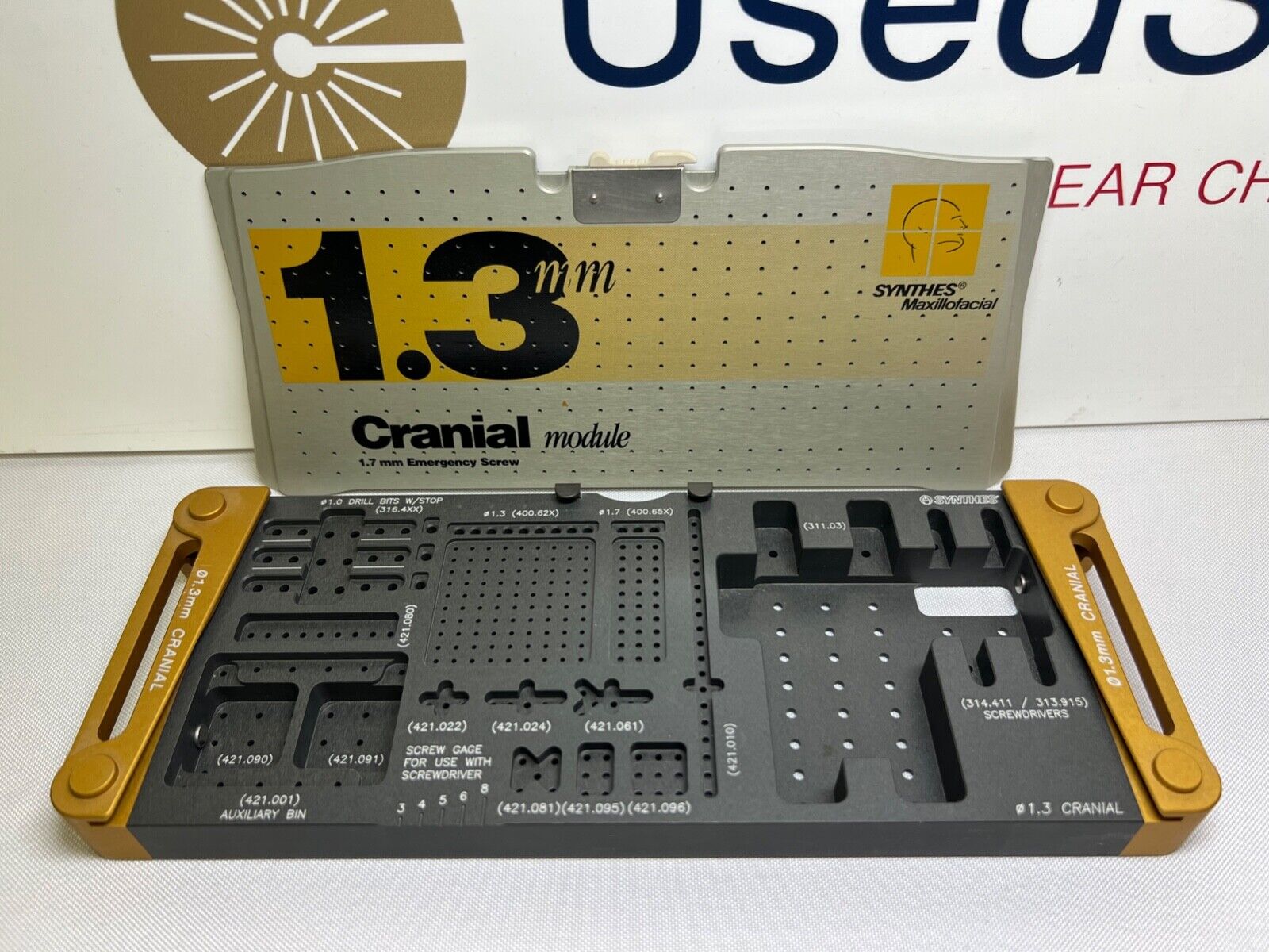 Synthes 1.3mm Cranial Module Case (EMPTY) CCMED416