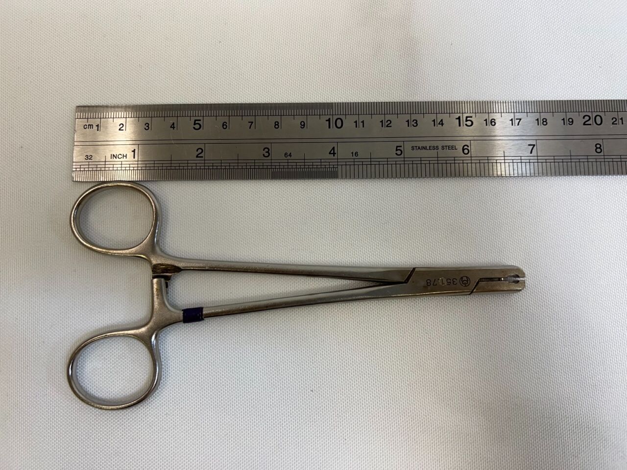 351.78 Holding Forceps 6mm Jaw for Reaming Rods US342