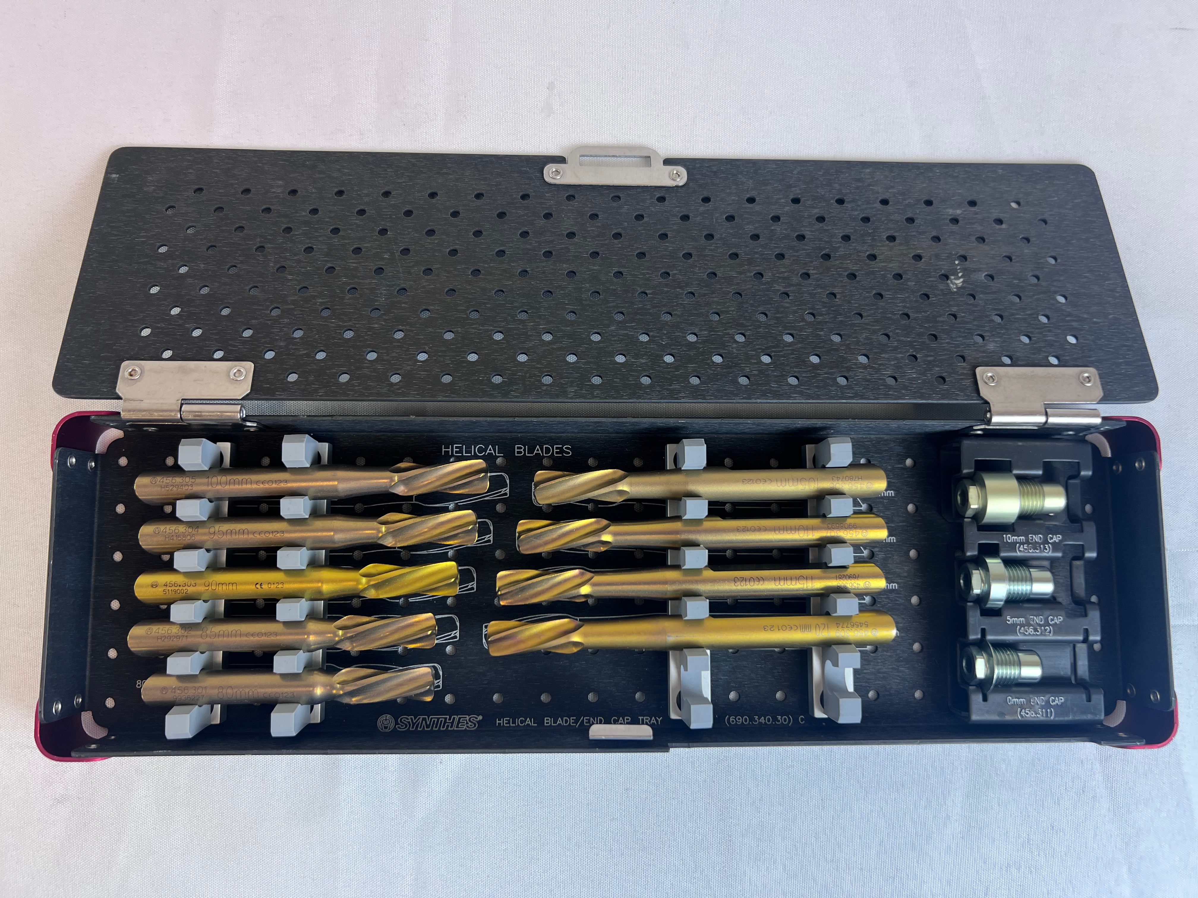 Helical Blades / End Caps Tray CCMED729