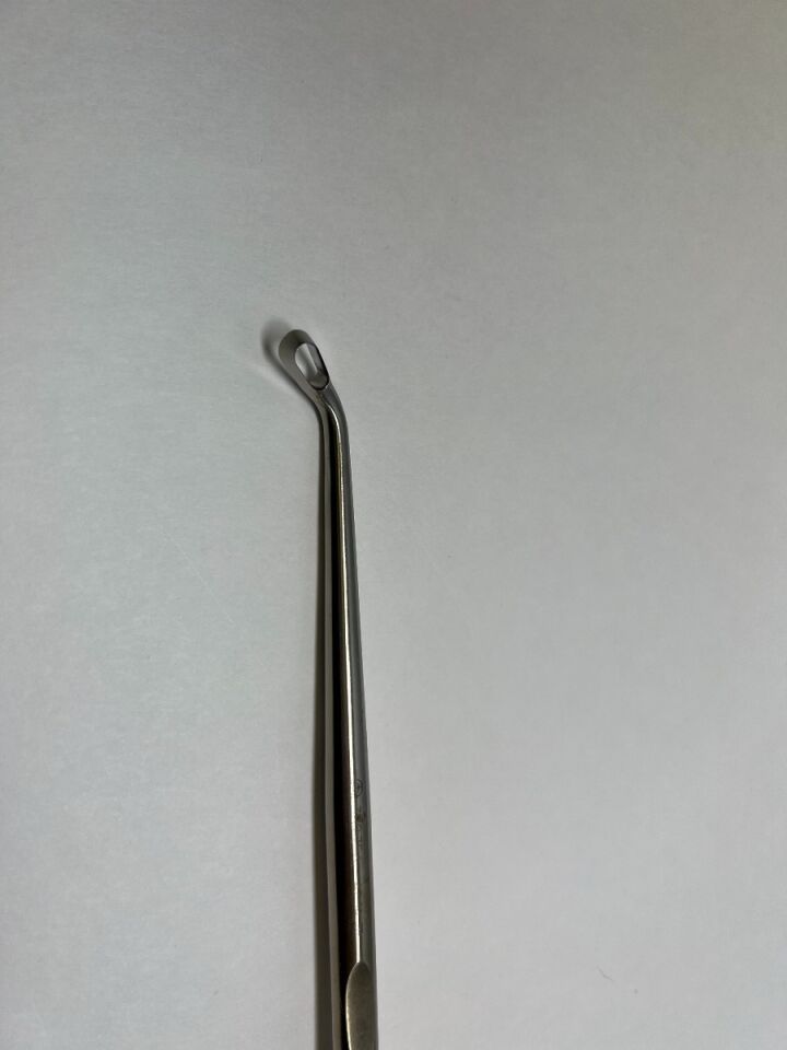 389.756 Ring Curette 5mm Angled Left US638