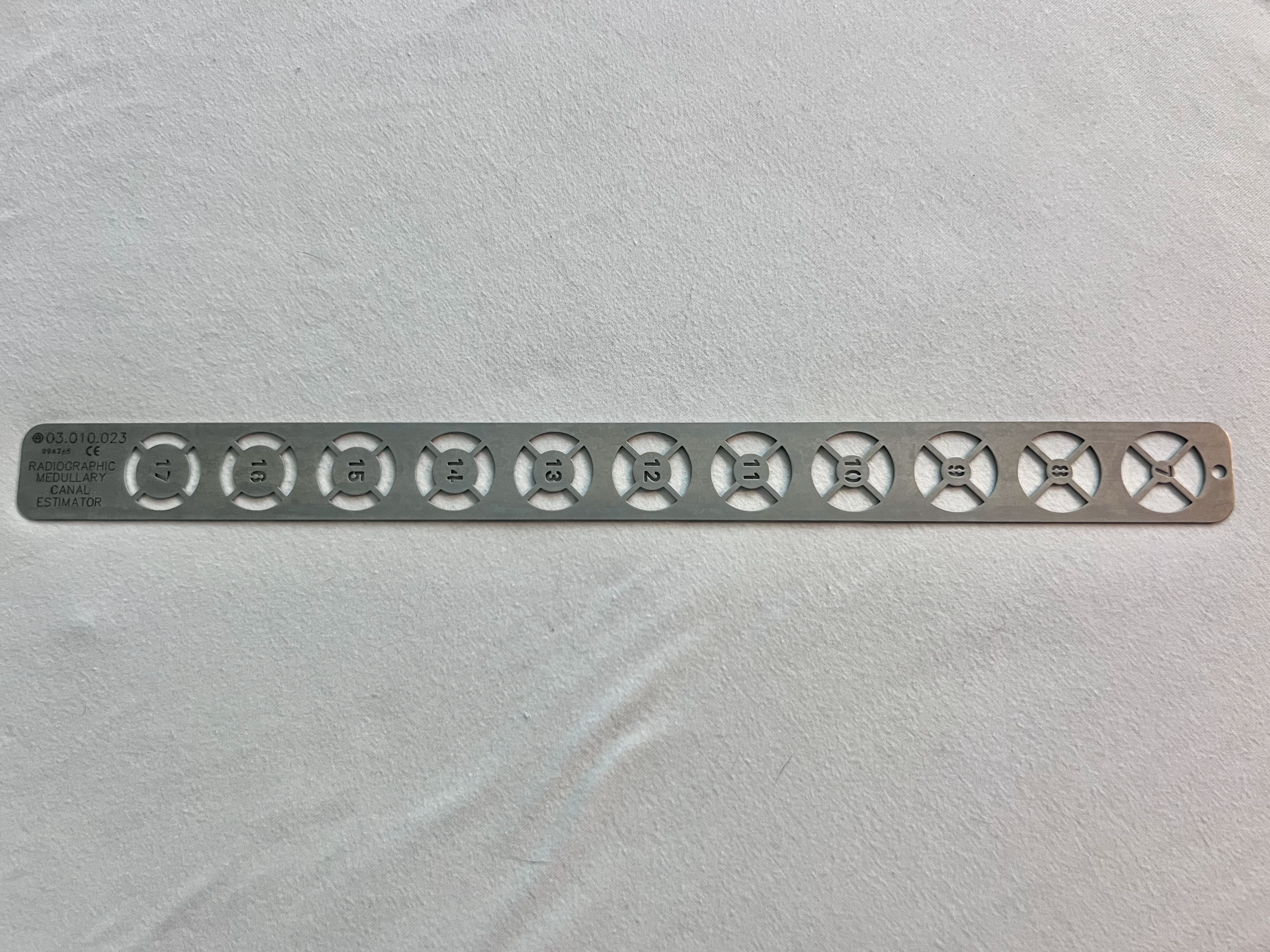 03.010.023 Radiographic Medullary Canal Estimator US1949