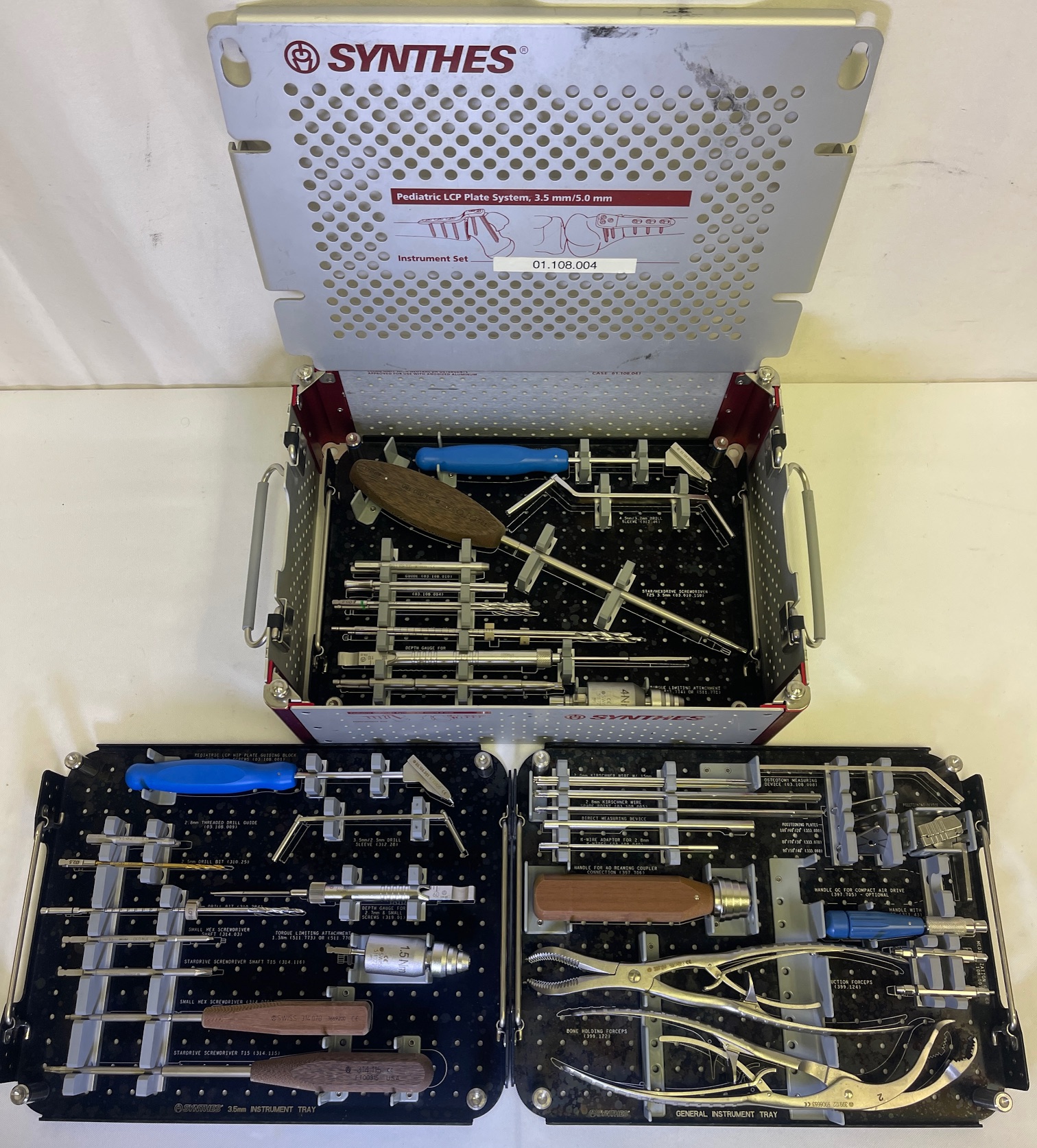 Pediatric LCP Plate System Instrument Set 01.108.004 CCMED02