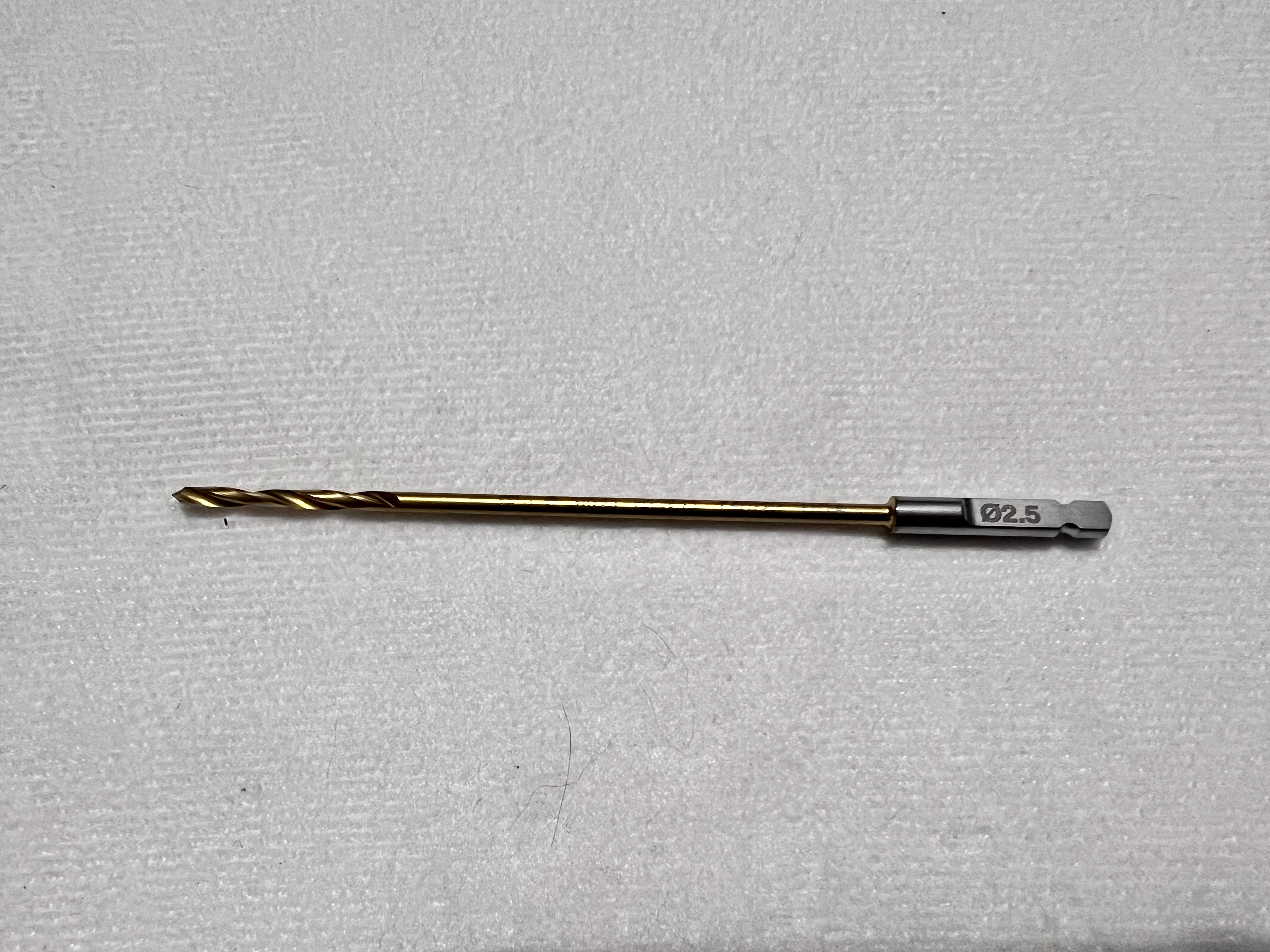 310.25 Gold Quick-Coupling Drill Bit 2.5mm US1578