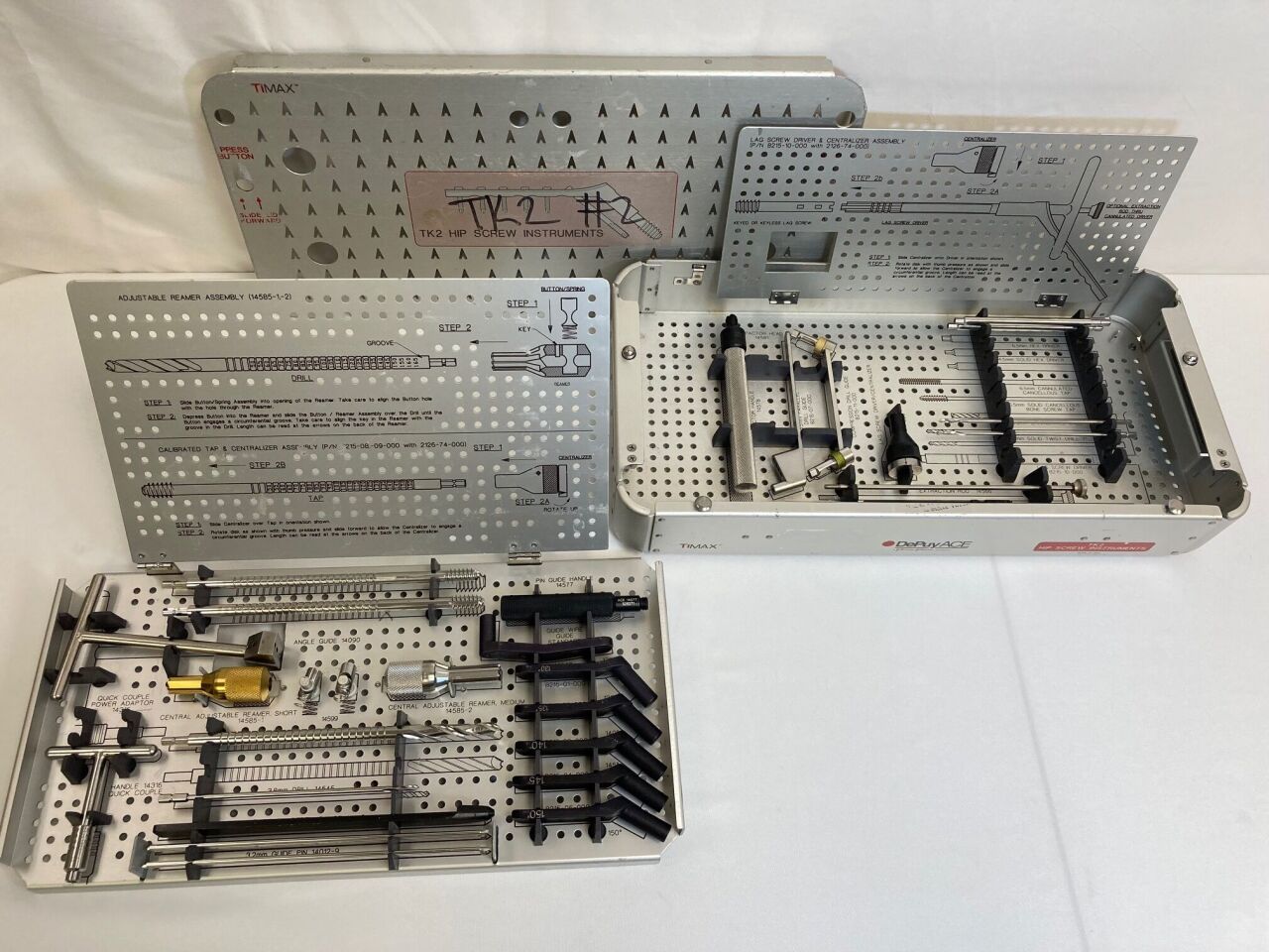 Depuy Ace TiMax TK2 Hip  Instrument Set CCMED337