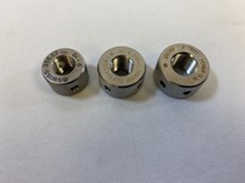 Set of 3 Synthes Threaded Femur Nut for Size 9-16 Femur & Tibia  Conical Bolts