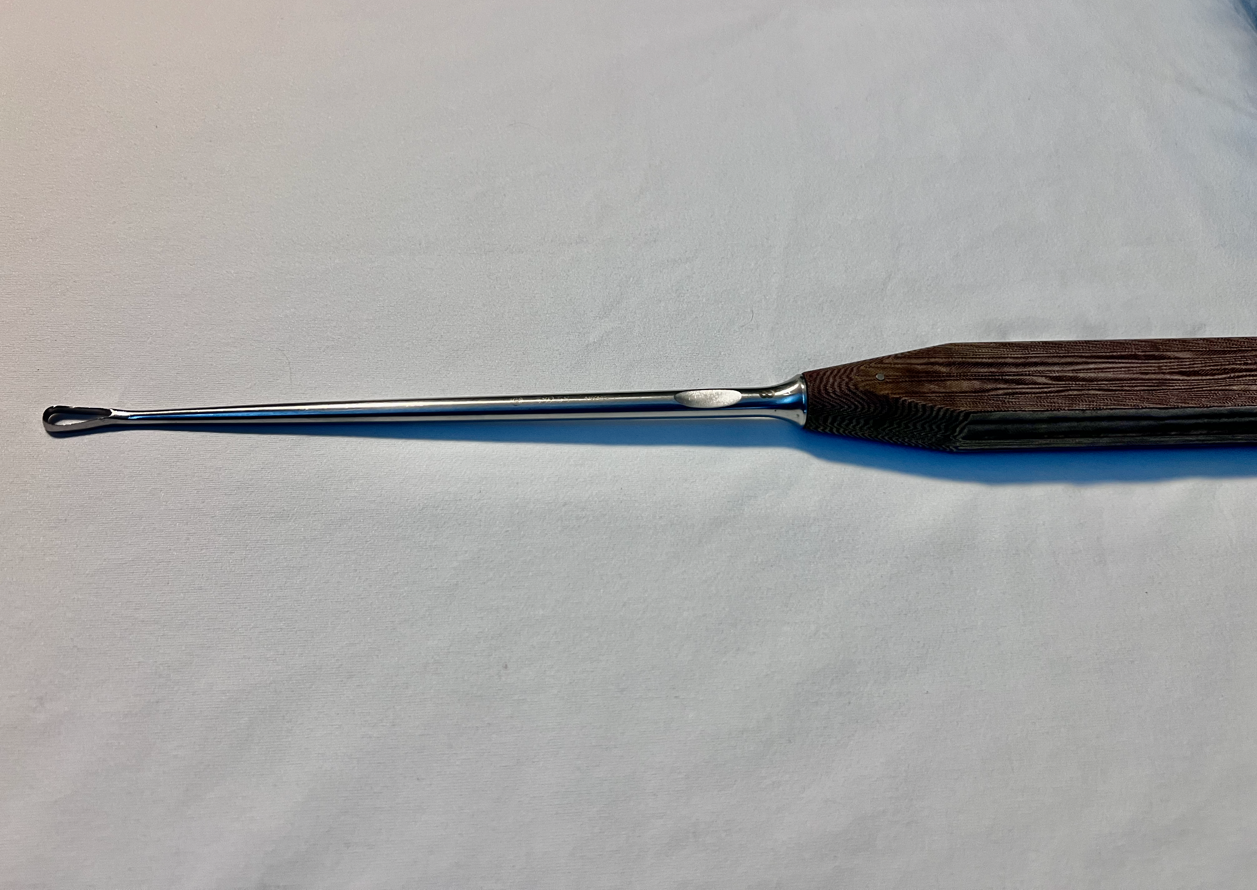 389.58 Angled Intervertebral Ring Curette 8mm US896