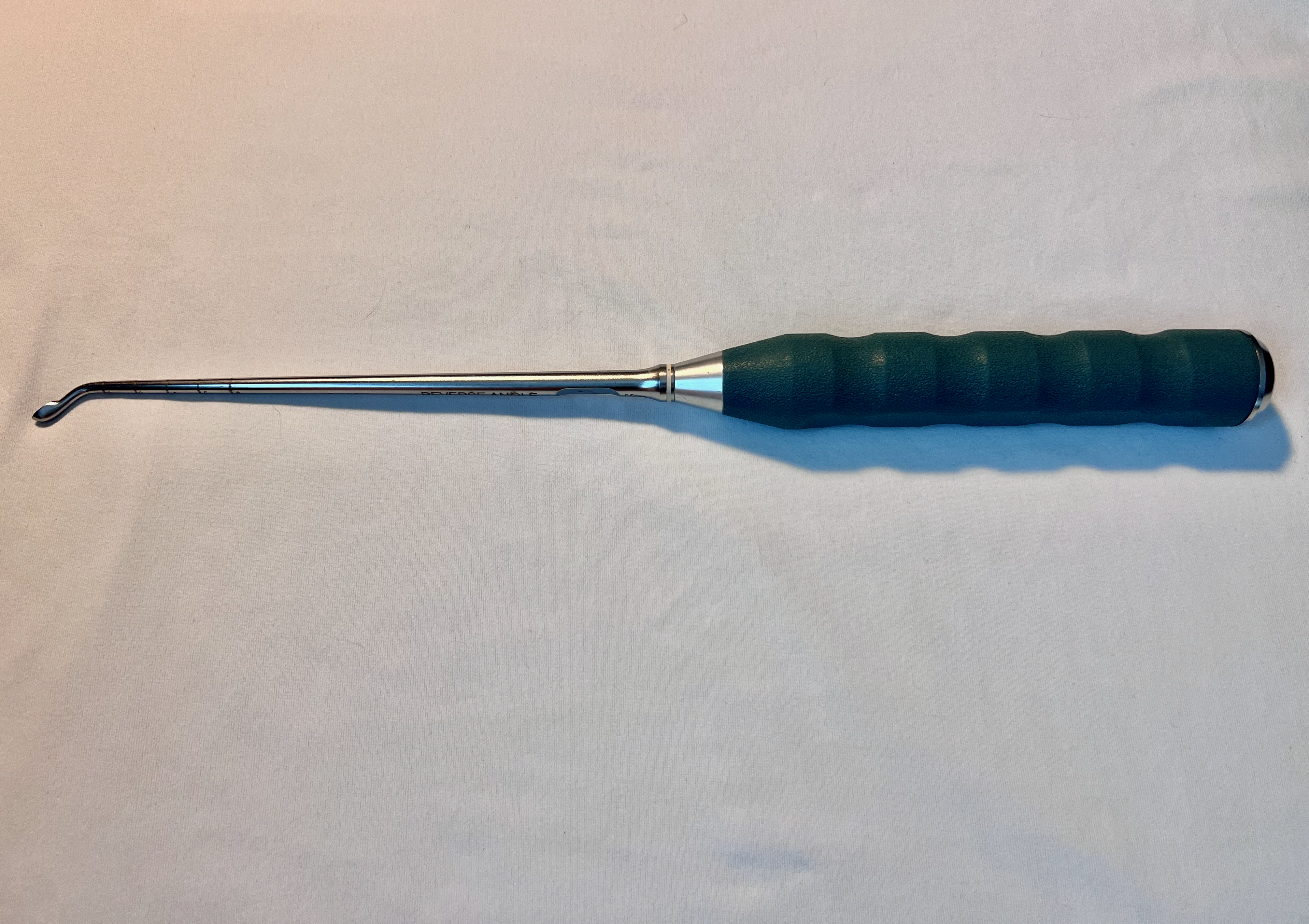 389.839 Short Curve 5.5mm Reverse Angled Spinal Bone Curette US2035