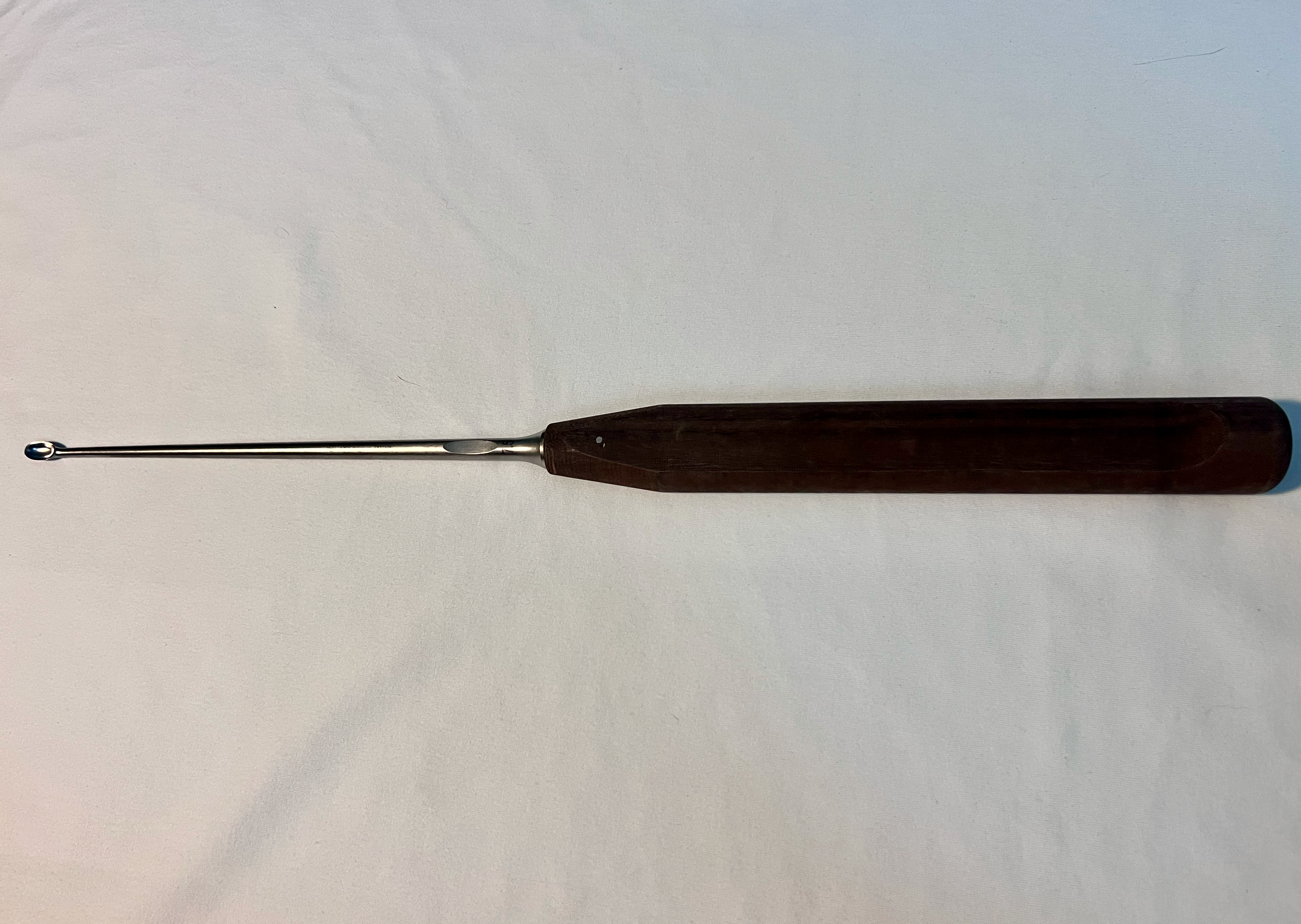 389.672 Orthopedic Straight Oval Head Bone Curette 7.5mmX11.5mm US2119
