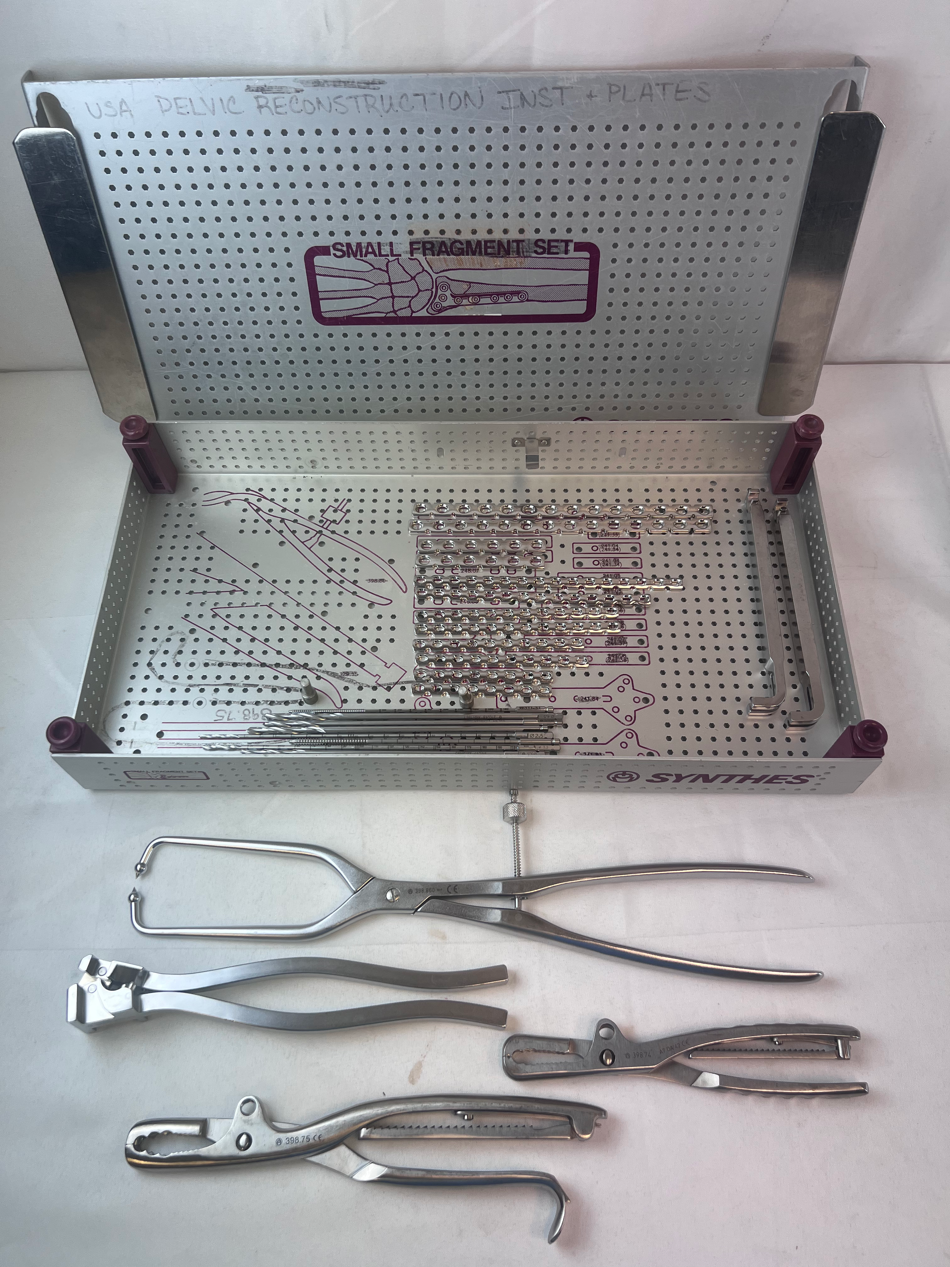 Pelvic Reconstruction Instrument Plate Set CCMED730