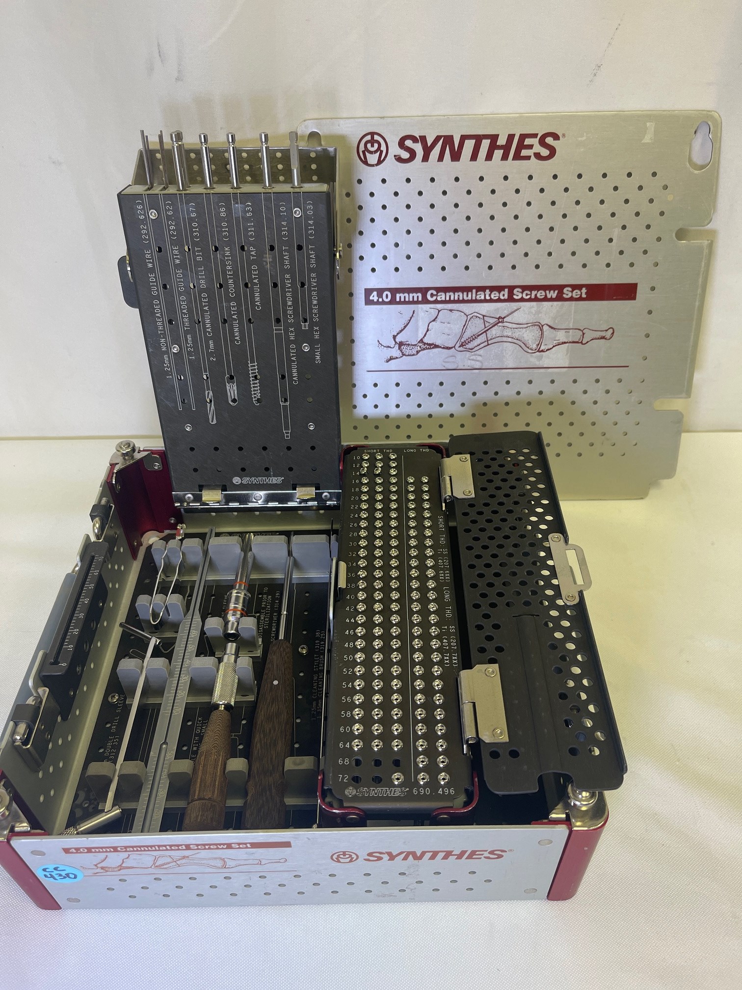 4.0mm Cannulated Screw Set B CCMED430