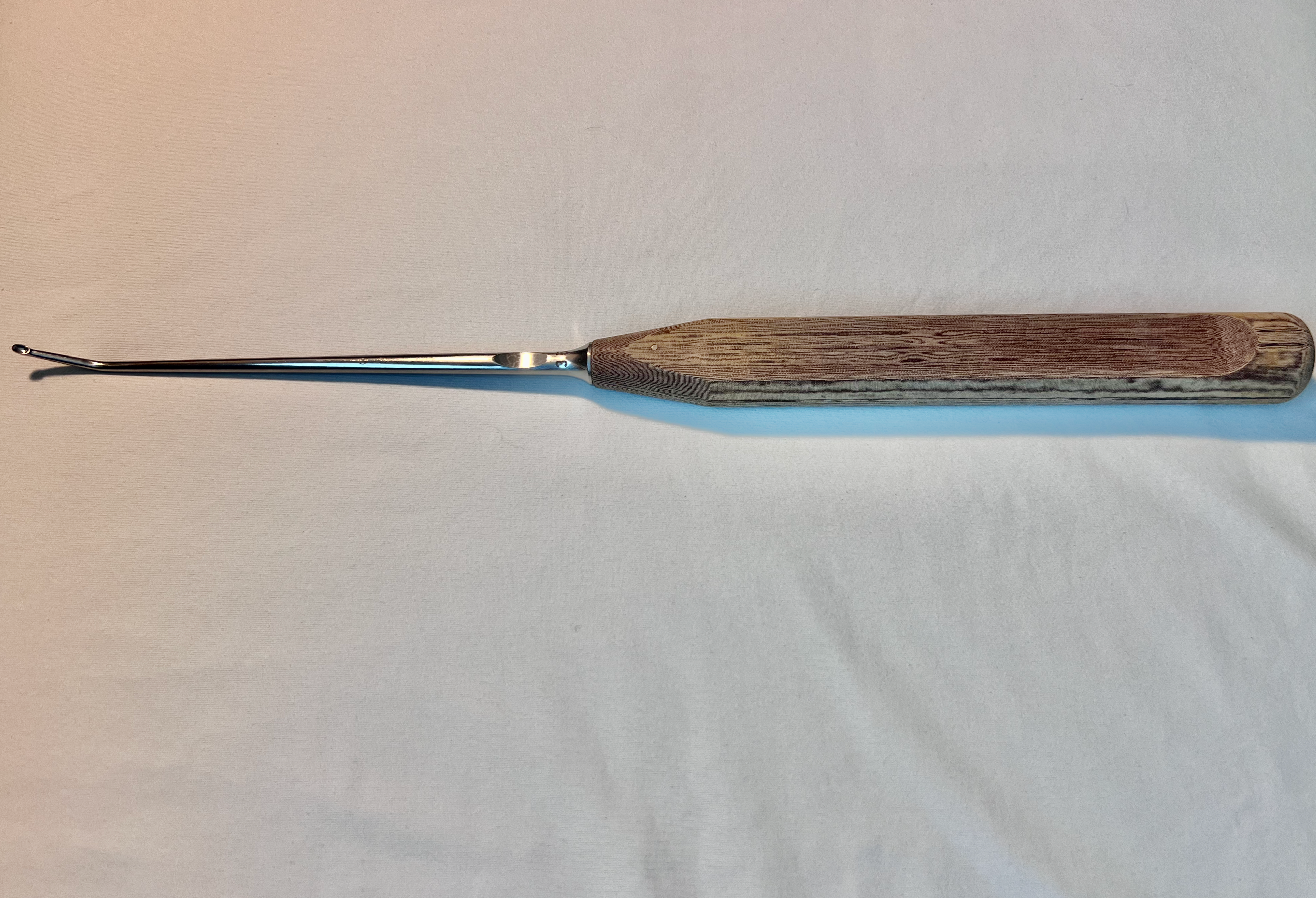 389.61 Angled 15° Oval-Head Bone Curette 3.5mm US2007