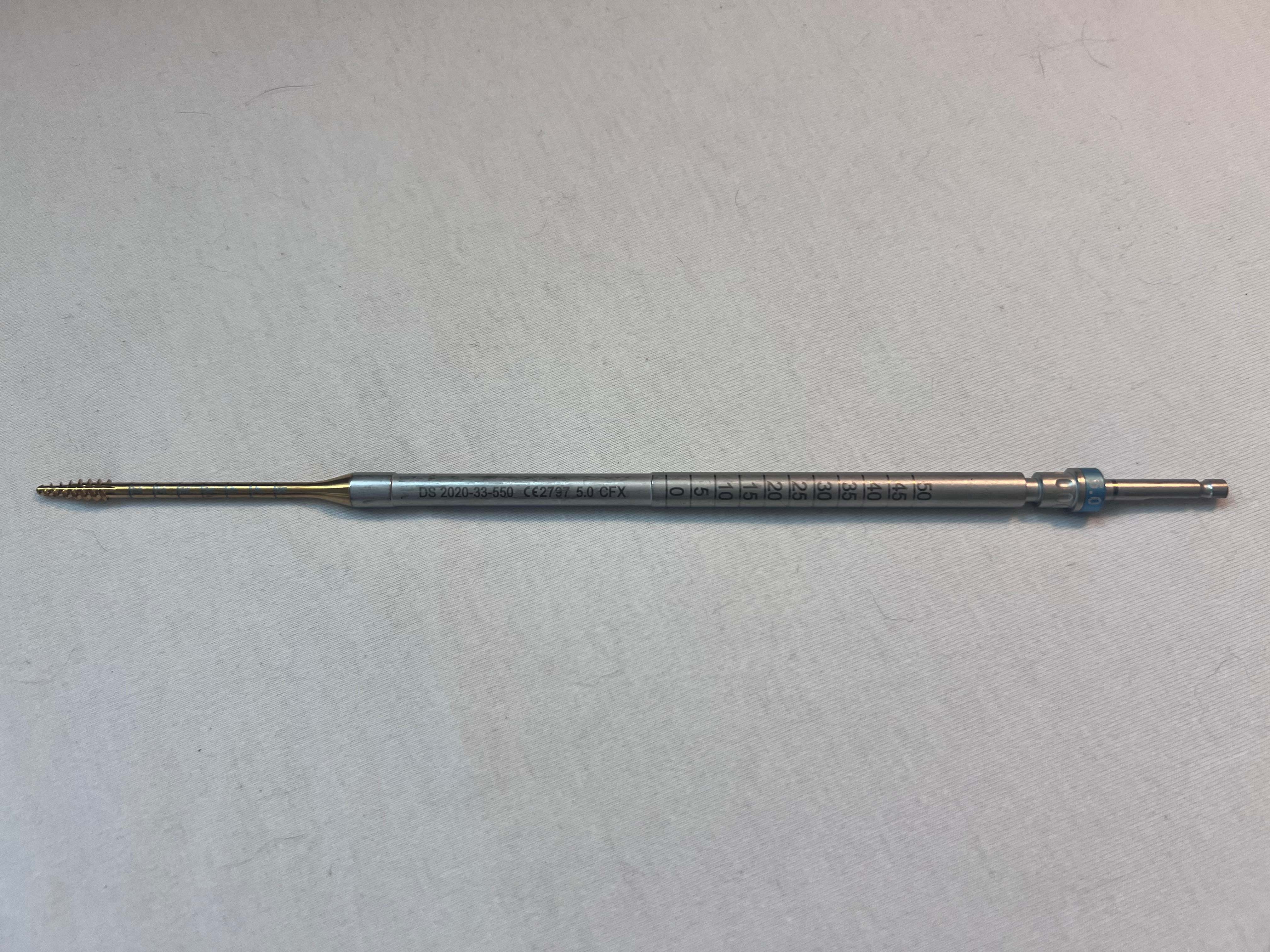 2020-33-550 OCT Spinal Cortical Threaded Tap 5.0mm US1916