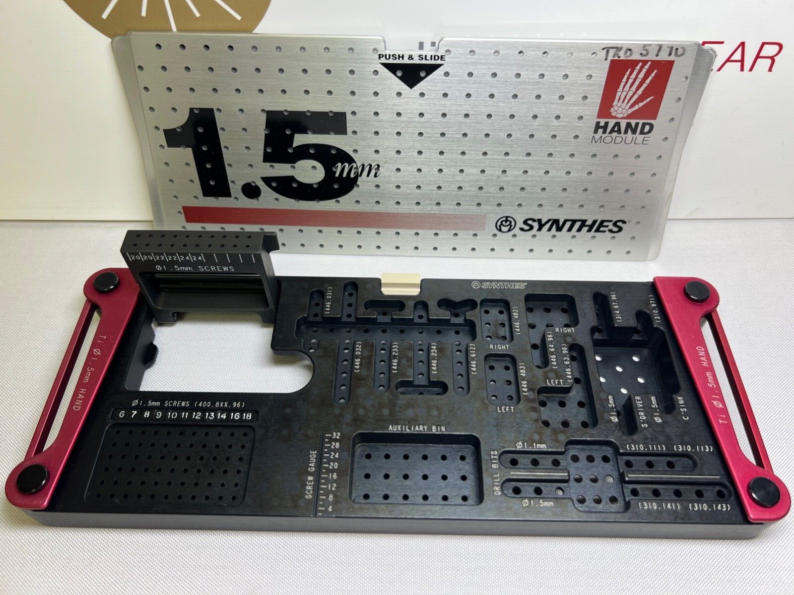 Synthes 1.5mm Hand Module Case. CCMED417