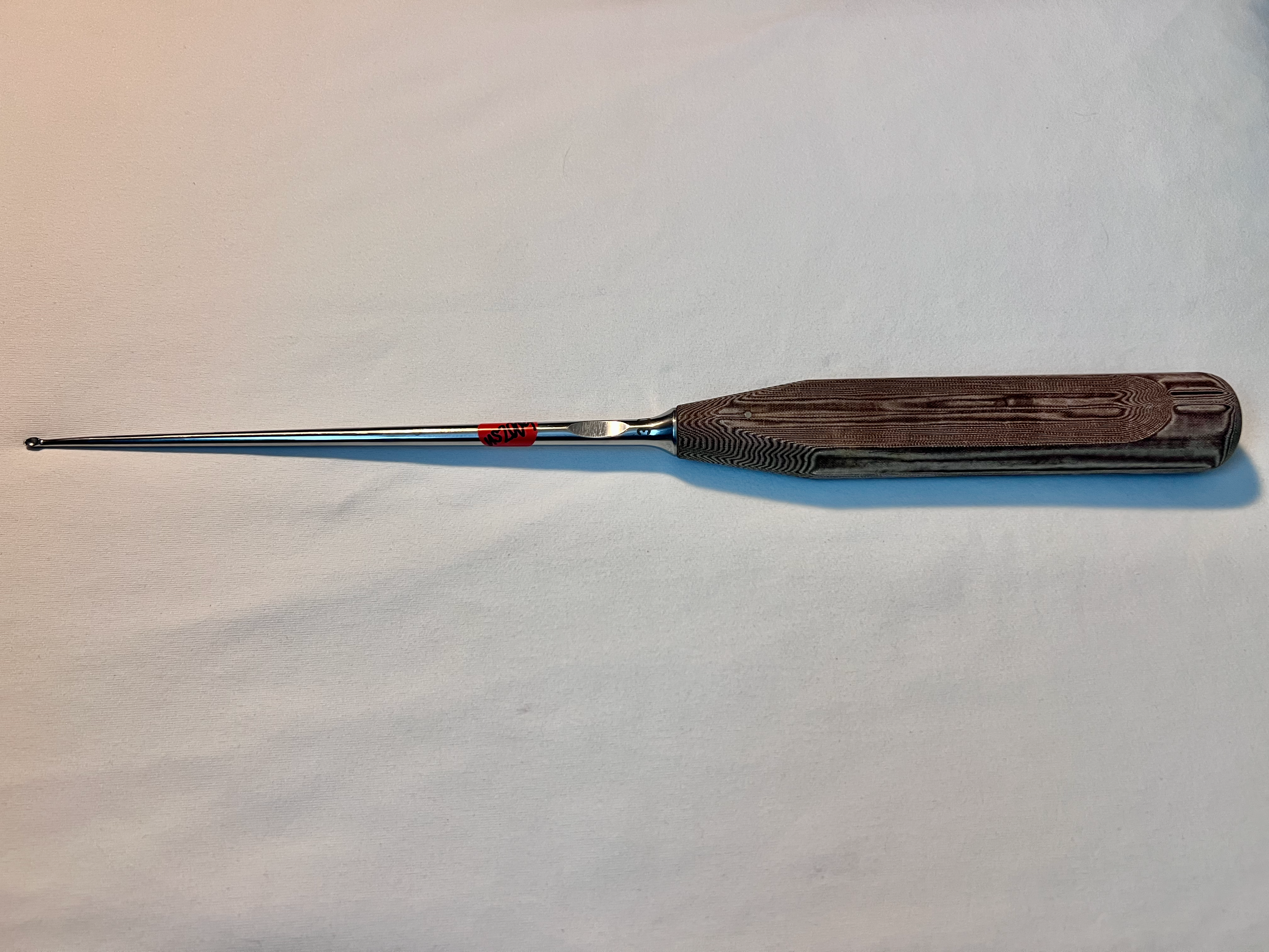 389.69 Straight Oval-Head Bone Curette 3mm US2009