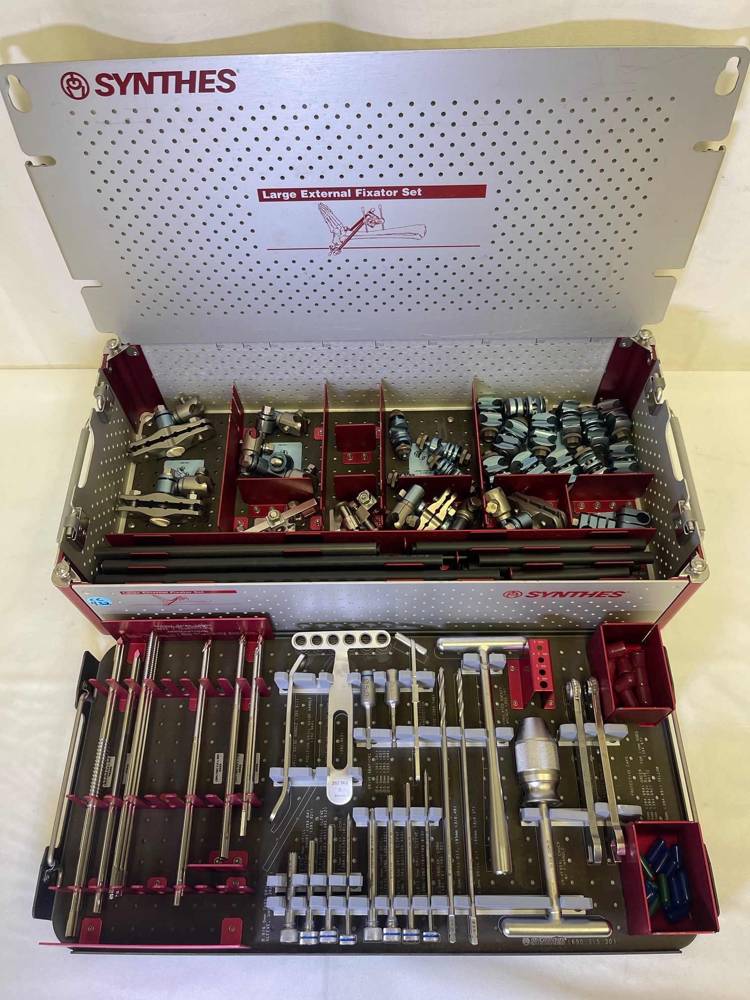 Synthes 115.720 Large External Fixator Set w/ Extras Orthopedic Trauma CCMED432