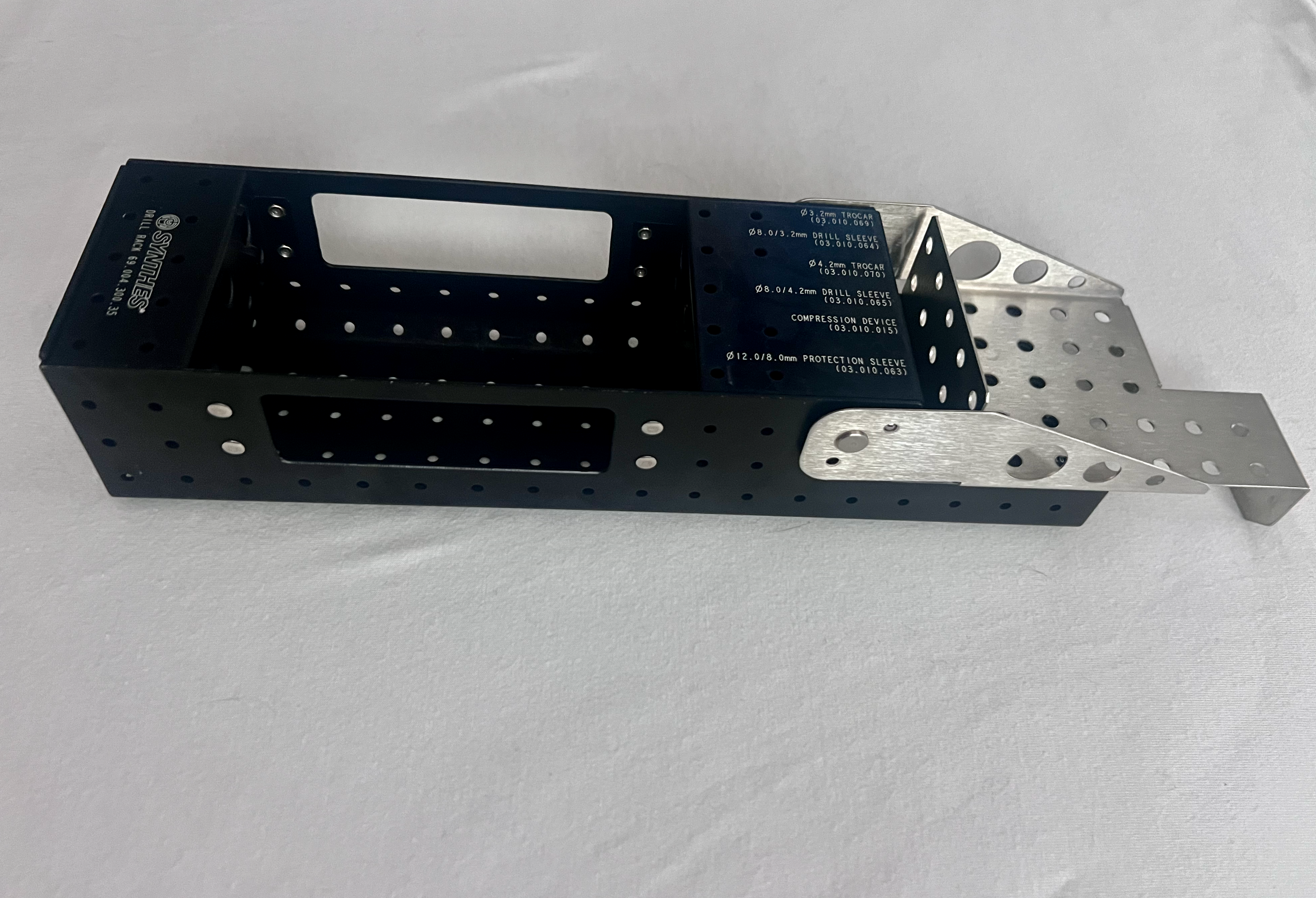 69.004.300.35 Tibial Nail-EX Instrument Set Drill Rack US1961