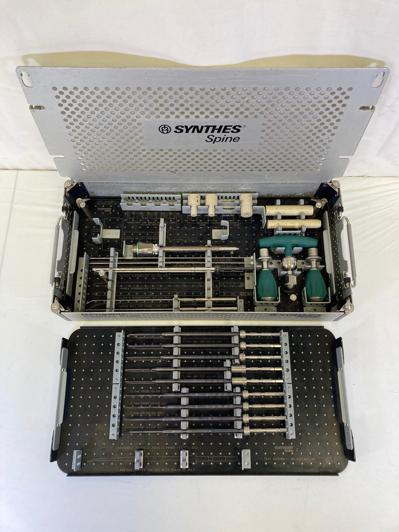 Synthes Spine Pedicle Prep Navigated Solid Instruments Set CCMED14