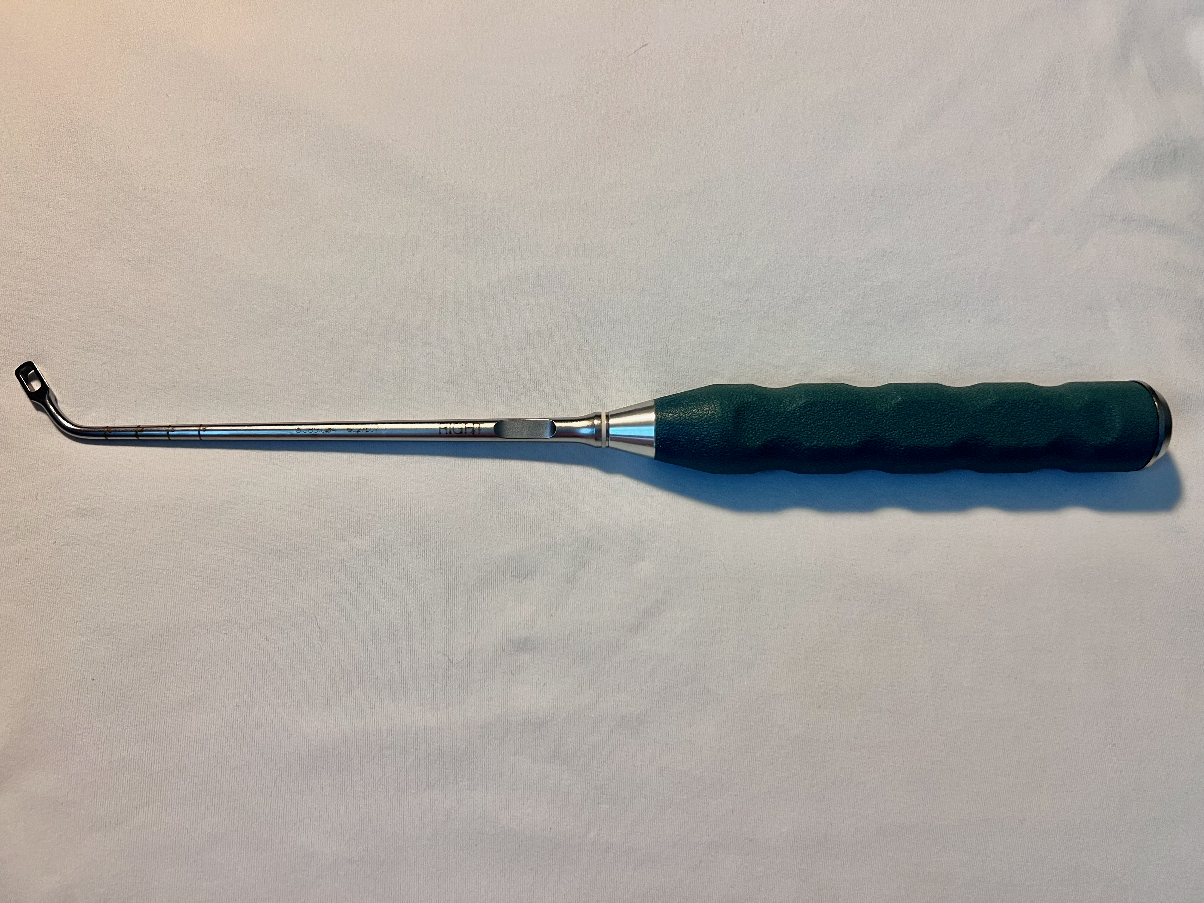 389.834 Small Orthopedic Right Curved Box Curette US2040